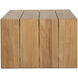 Viga 48 X 28 inch Natural Outdoor Coffee Table